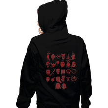 Load image into Gallery viewer, Shirts Zippered Hoodies, Unisex / Small / Black ABCs Of Horror
