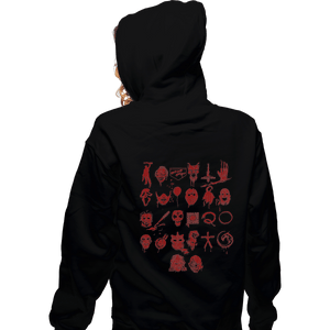 Shirts Zippered Hoodies, Unisex / Small / Black ABCs Of Horror