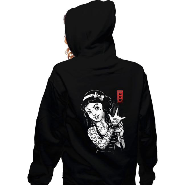 Daily_Deal_Shirts Zippered Hoodies, Unisex / Small / Black Rock And Snow