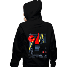 Load image into Gallery viewer, Daily_Deal_Shirts Zippered Hoodies, Unisex / Small / Black Gotham Grand Prix
