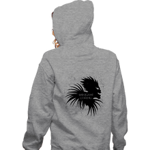 Load image into Gallery viewer, Shirts Zippered Hoodies, Unisex / Small / Sports Grey Shinigami Is Coming
