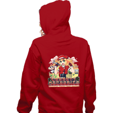 Load image into Gallery viewer, Shirts Zippered Hoodies, Unisex / Small / Red Casket Mechanics
