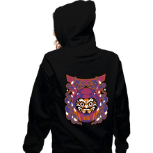 Load image into Gallery viewer, Shirts Zippered Hoodies, Unisex / Small / Black Daruma
