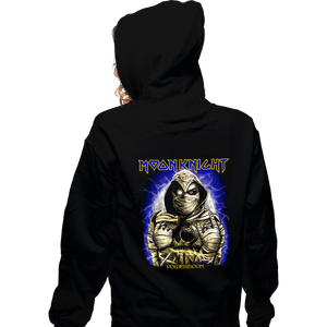 Daily_Deal_Shirts Zippered Hoodies, Unisex / Small / Black Powermoon