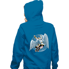 Load image into Gallery viewer, Shirts Zippered Hoodies, Unisex / Small / Royal Blue Led Icarus
