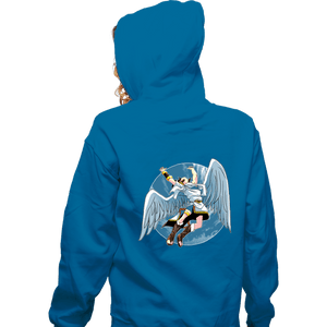 Shirts Zippered Hoodies, Unisex / Small / Royal Blue Led Icarus