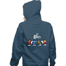 Load image into Gallery viewer, Daily_Deal_Shirts Zippered Hoodies, Unisex / Small / Indigo Blue The 8 Bits
