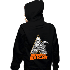 Secret_Shirts Zippered Hoodies, Unisex / Small / Black Moonwork Knight