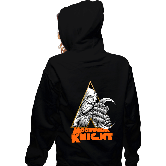Secret_Shirts Zippered Hoodies, Unisex / Small / Black Moonwork Knight