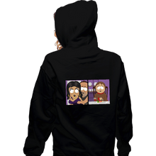 Load image into Gallery viewer, Daily_Deal_Shirts Zippered Hoodies, Unisex / Small / Black Angry Jersey Lady
