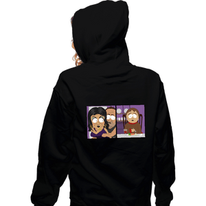 Daily_Deal_Shirts Zippered Hoodies, Unisex / Small / Black Angry Jersey Lady