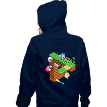 Load image into Gallery viewer, Secret_Shirts Zippered Hoodies, Unisex / Small / Navy Sonic Penrose
