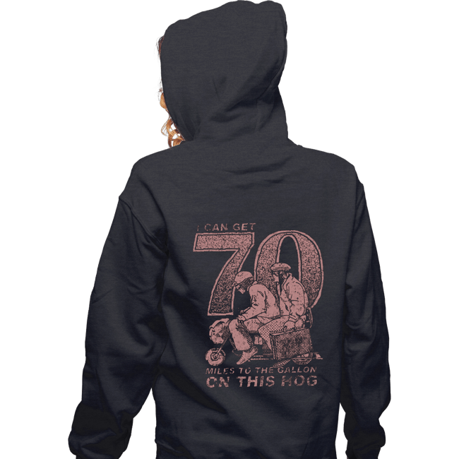 Secret_Shirts Zippered Hoodies, Unisex / Small / Dark Heather The Hog