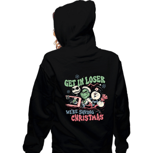 Secret_Shirts Zippered Hoodies, Unisex / Small / Black Christmas Losers