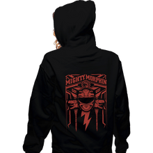 Load image into Gallery viewer, Shirts Zippered Hoodies, Unisex / Small / Black The Red Ranger
