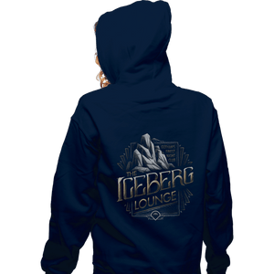 Shirts Zippered Hoodies, Unisex / Small / Navy The Iceberg Lounge