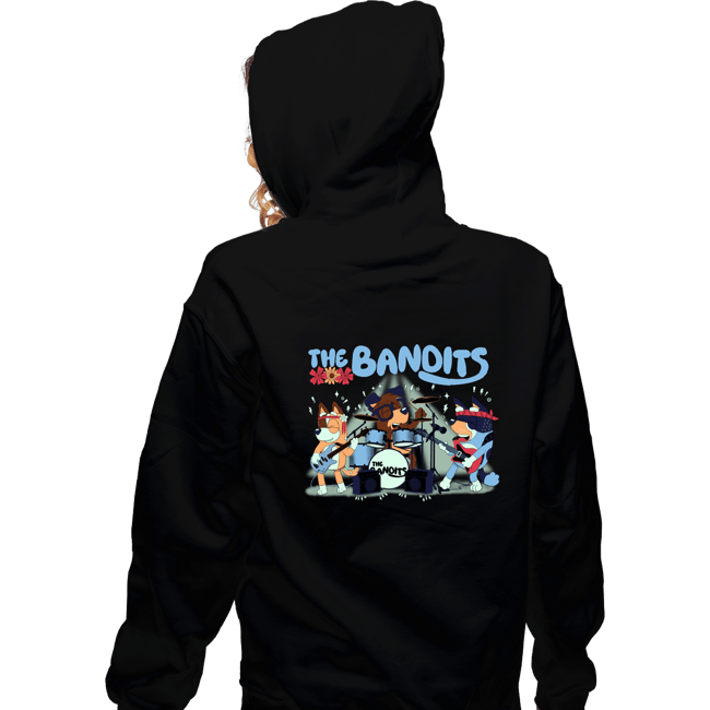 Daily_Deal_Shirts Zippered Hoodies, Unisex / Small / Black The Bandits