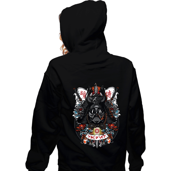 Shirts Zippered Hoodies, Unisex / Small / Black Dark Lord Samurai