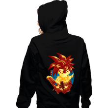 Load image into Gallery viewer, Secret_Shirts Zippered Hoodies, Unisex / Small / Black Chrono!
