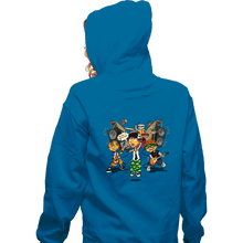 Load image into Gallery viewer, Daily_Deal_Shirts Zippered Hoodies, Unisex / Small / Royal Blue Sk8r Kidz
