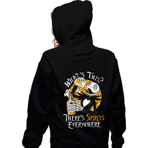 Daily_Deal_Shirts Zippered Hoodies, Unisex / Small / Black Spirits Everywhere