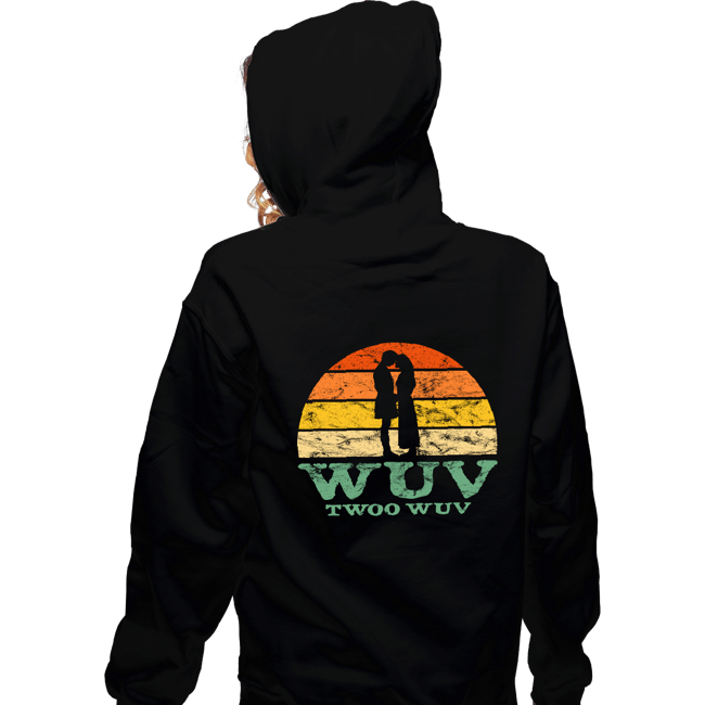 Secret_Shirts Zippered Hoodies, Unisex / Small / Black Vintage Wuv
