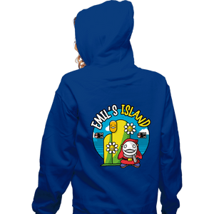 Shirts Zippered Hoodies, Unisex / Small / Royal Blue Emil Island