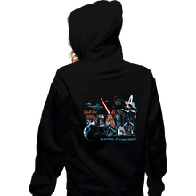 Load image into Gallery viewer, Shirts Zippered Hoodies, Unisex / Small / Black Visit The Death Star
