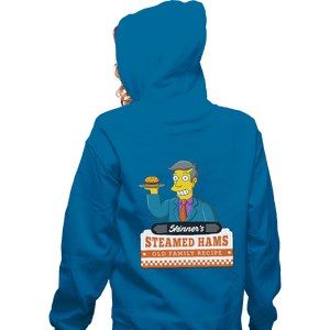 Secret_Shirts Zippered Hoodies, Unisex / Small / Royal blue Steamed Hams Secret Sale