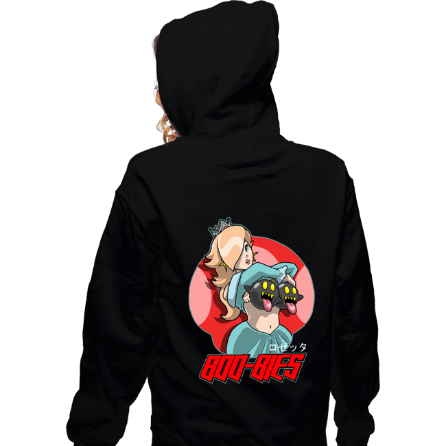 Daily_Deal_Shirts Zippered Hoodies, Unisex / Small / Black Rosalina Boos