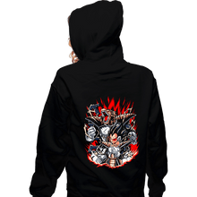 Load image into Gallery viewer, Daily_Deal_Shirts Zippered Hoodies, Unisex / Small / Black A Saiyan Prince
