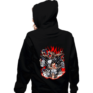 Daily_Deal_Shirts Zippered Hoodies, Unisex / Small / Black A Saiyan Prince