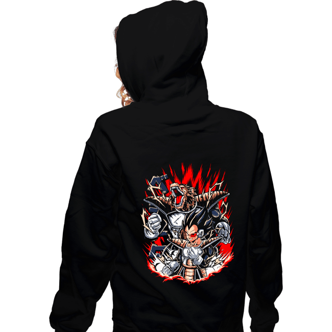 Daily_Deal_Shirts Zippered Hoodies, Unisex / Small / Black A Saiyan Prince