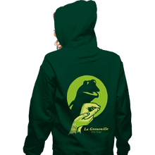Load image into Gallery viewer, Daily_Deal_Shirts Zippered Hoodies, Unisex / Small / Irish Green La Grenouille

