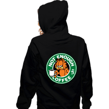 Load image into Gallery viewer, Daily_Deal_Shirts Zippered Hoodies, Unisex / Small / Black Not Enough Coffee
