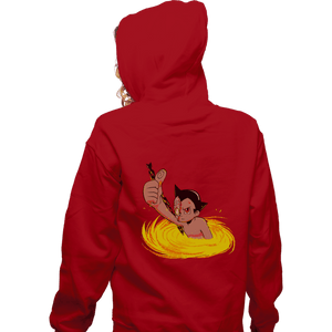 Shirts Zippered Hoodies, Unisex / Small / Red Terminator Boy