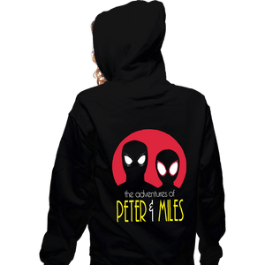 Secret_Shirts Zippered Hoodies, Unisex / Small / Black Adventures Of Peter and Miles