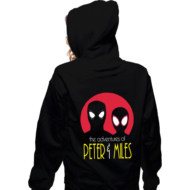 Secret_Shirts Zippered Hoodies, Unisex / Small / Black Adventures Of Peter and Miles