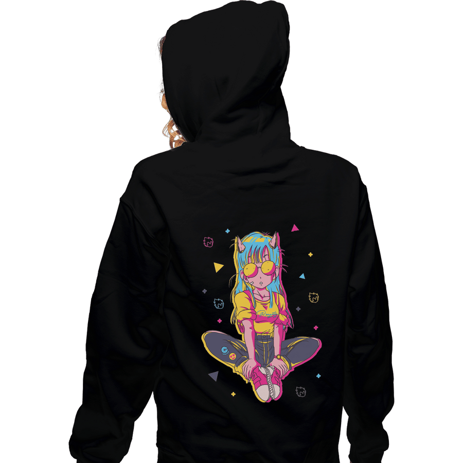 Shirts Pullover Hoodies, Unisex / Small / Black Oni Bulma