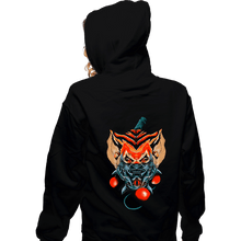 Load image into Gallery viewer, Shirts Zippered Hoodies, Unisex / Small / Black Tygra Ninja
