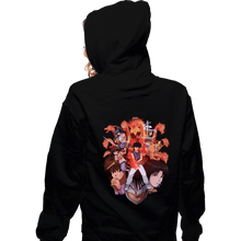 Load image into Gallery viewer, Daily_Deal_Shirts Zippered Hoodies, Unisex / Small / Black Flame Power

