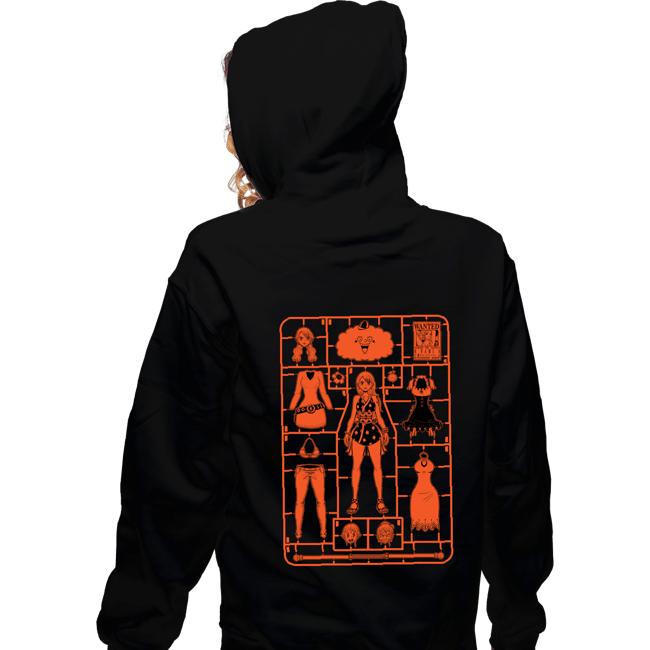 Daily_Deal_Shirts Zippered Hoodies, Unisex / Small / Black Nami Model Sprue