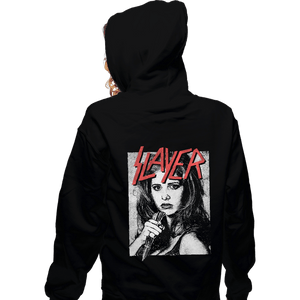 Secret_Shirts Zippered Hoodies, Unisex / Small / Black The Slayer