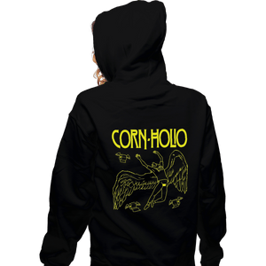 Shirts Pullover Hoodies, Unisex / Small / Black Corn Holio