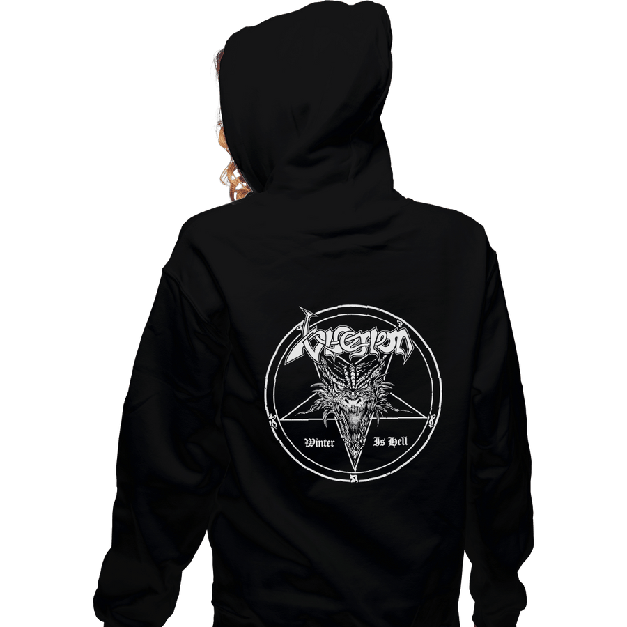 Shirts Zippered Hoodies, Unisex / Small / Black Winter Is Hell