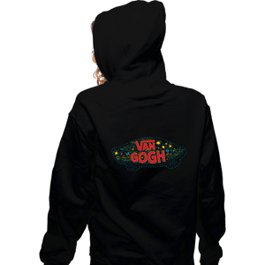 Daily_Deal_Shirts Zippered Hoodies, Unisex / Small / Black Skate Night