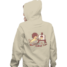 Load image into Gallery viewer, Secret_Shirts Zippered Hoodies, Unisex / Small / White Birb-Ross
