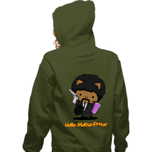 Load image into Gallery viewer, Daily_Deal_Shirts Zippered Hoodies, Unisex / Small / Military Green Kitty Fiction

