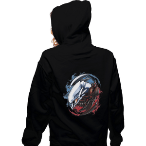 Shirts Zippered Hoodies, Unisex / Small / Black Yu-Yin-Yang-Oh!