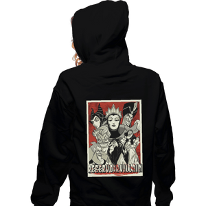 Shirts Zippered Hoodies, Unisex / Small / Black Reservoir Villains